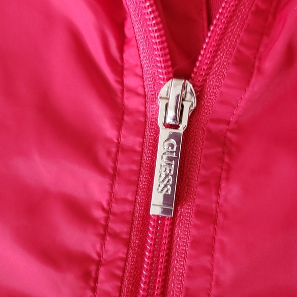 NEW GUESS Cava Logo Bomber Jackets SZ 8 - Picture 5 of 6